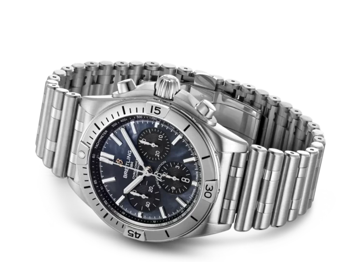 BREITLING クロノマット B01 42 ジャパン エディション ブラック マザーオブパール文字盤 AB0134101B3A1