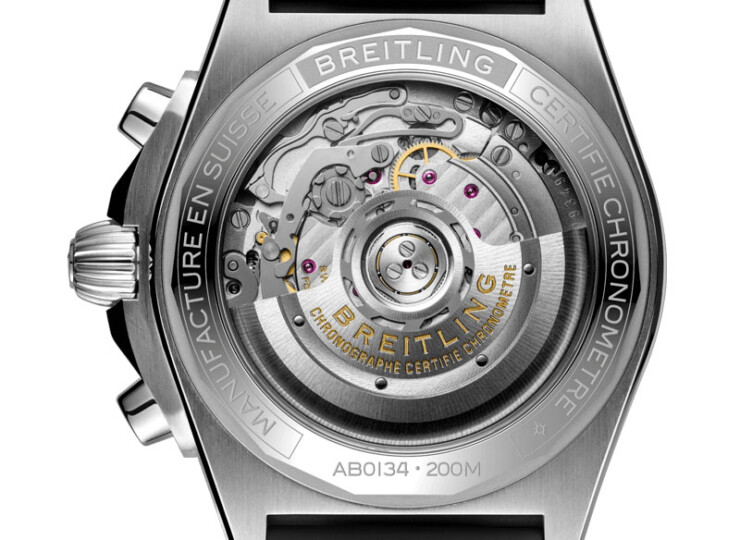 BREITLING クロノマット B01 42 ジャパン エディション ブラック マザーオブパール文字盤 AB0134101B3S1