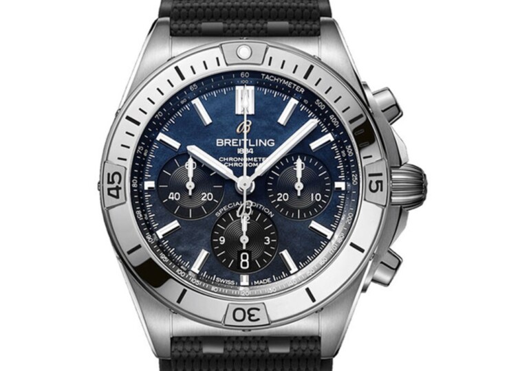 BREITLING クロノマット B01 42 ジャパン エディション ブラック マザーオブパール文字盤 AB0134101B3S1