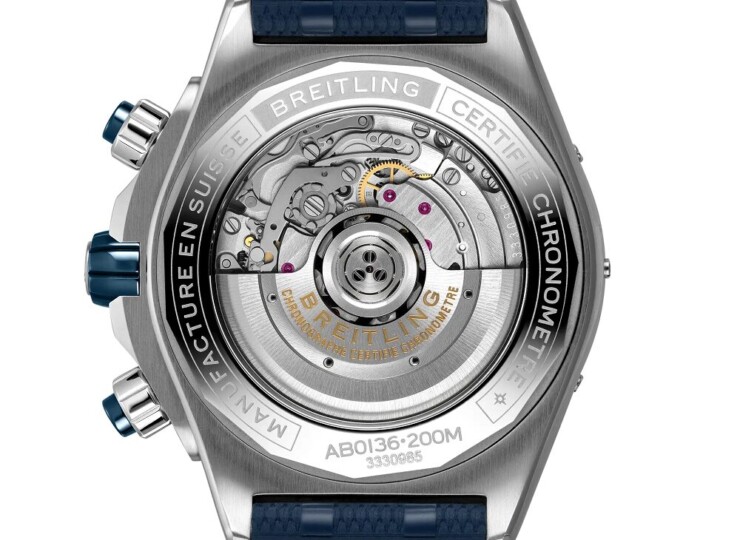 BREITLING スーパー クロノマット B01 44 ブルー文字盤 AB0136161C1S1