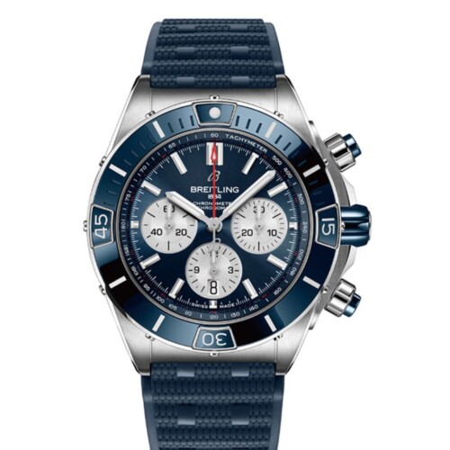 BREITLING スーパー クロノマット B01 44 ブルー文字盤 AB0136161C1S1