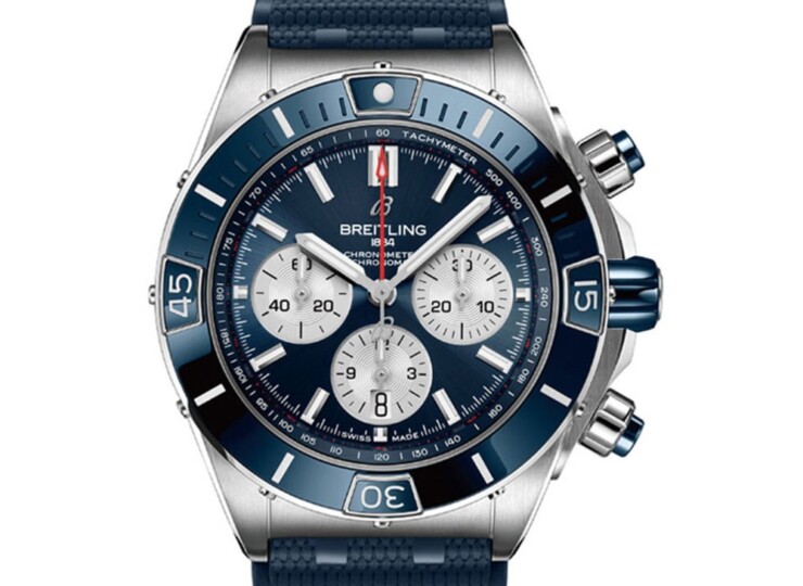 BREITLING スーパー クロノマット B01 44 ブルー文字盤 AB0136161C1S1