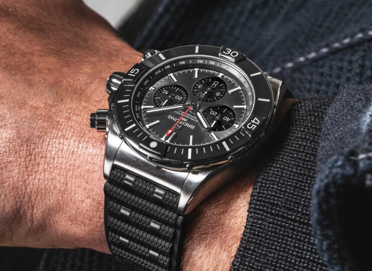 BREITLING スーパー クロノマット B01 44 アンスラサイト文字盤 ステンレススティール AB0136251B2S1