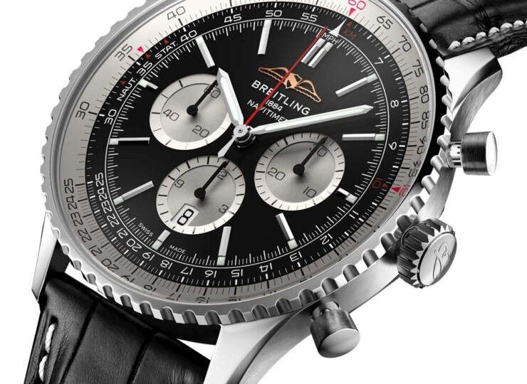 BREITLING ナビタイマー B01 クロノグラフ 46 ブラック文字盤 AB0137211B1P1