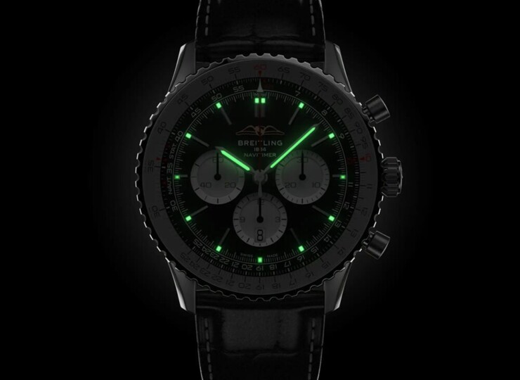 BREITLING ナビタイマー B01 クロノグラフ 46 ブラック文字盤 AB0137211B1P1