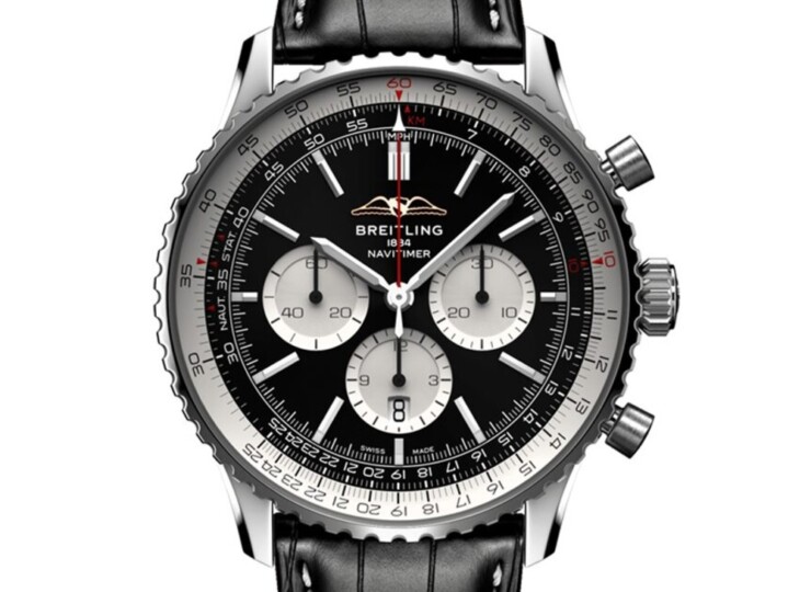 BREITLING ナビタイマー B01 クロノグラフ 46 ブラック文字盤 AB0137211B1P1