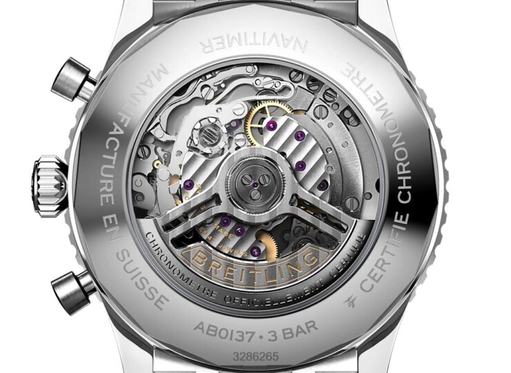 BREITLING ナビタイマー B01 クロノグラフ 46 グリーン文字盤 ステンレススティール AB0137241L1A1