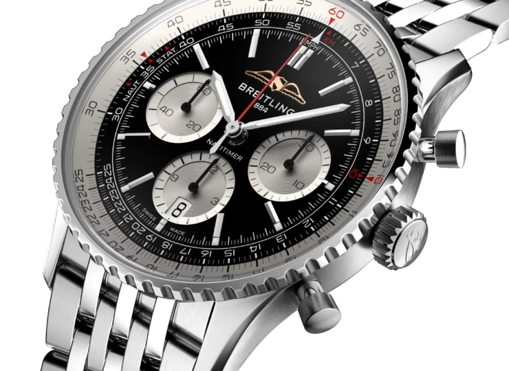 BREITLING ナビタイマー B01 クロノグラフ 43 ブラック文字盤 ブレスレット AB0138211B1A1