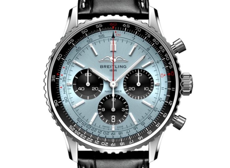 BREITLING ナビタイマー B01 クロノグラフ 43 アイスブルー文字盤 AB0138241C1P1