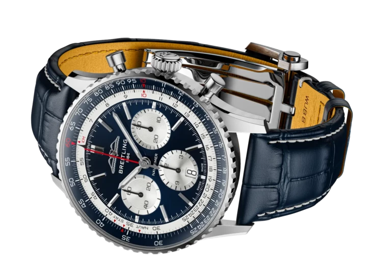 BREITLING ナビタイマー B01 クロノグラフ 43 トリビュート トゥ コンコルド ブルー文字盤 AB01389C1C1P1