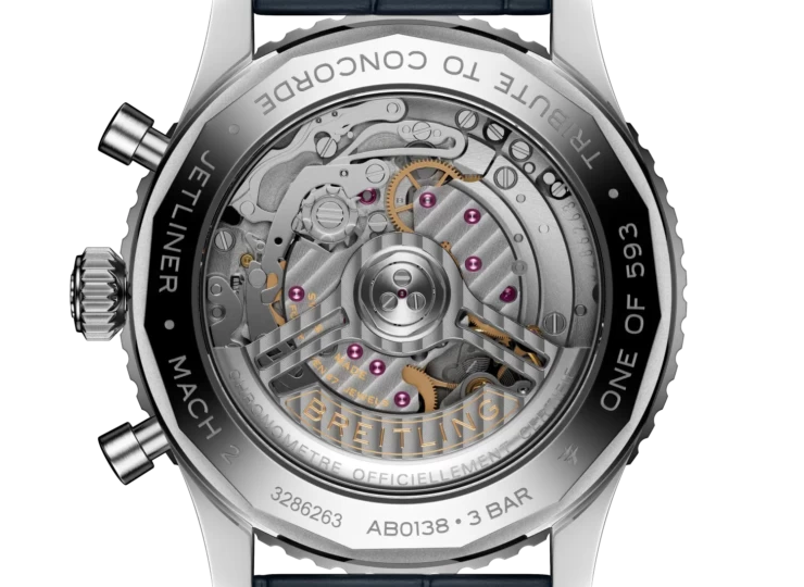 BREITLING ナビタイマー B01 クロノグラフ 43 トリビュート トゥ コンコルド ブルー文字盤 AB01389C1C1P1