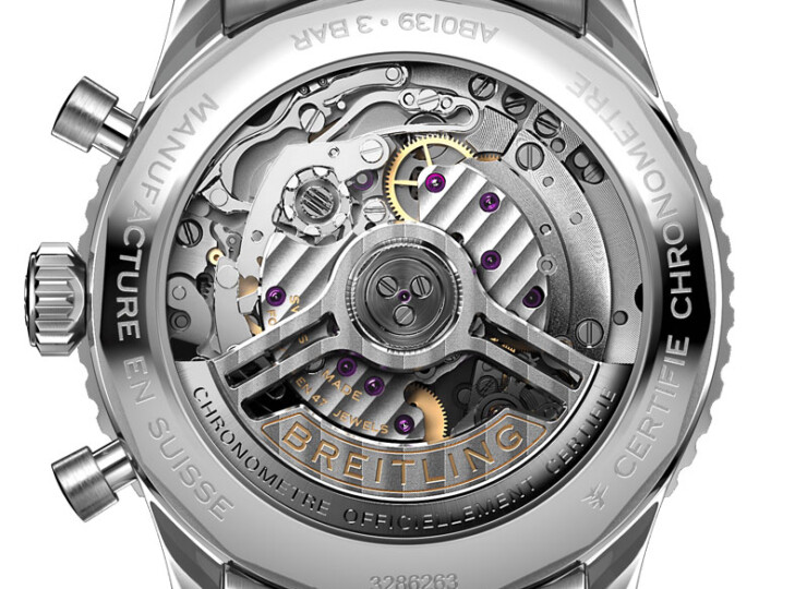 BREITLING ナビタイマー B01 クロノグラフ 41 ジャパン エディション マザーオブパール文字盤 AB0139211A1A1