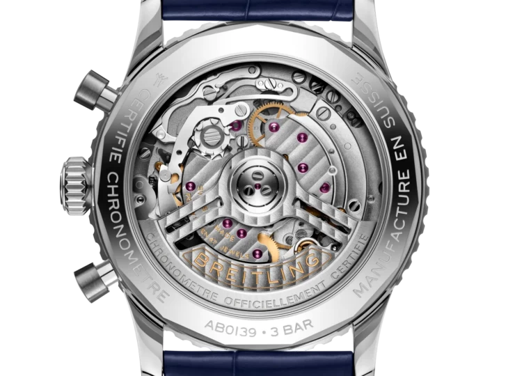 BREITLING ナビタイマー B01 クロノグラフ 41 ジャパン エディション ブルー・マザーオブパール文字盤 AB0139211C2P1