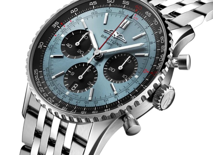 BREITLING ナビタイマー B01 クロノグラフ 41 アイスブルー文字盤 AB0139241C2A1