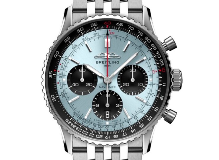 BREITLING ナビタイマー B01 クロノグラフ 41 アイスブルー文字盤 AB0139241C2A1
