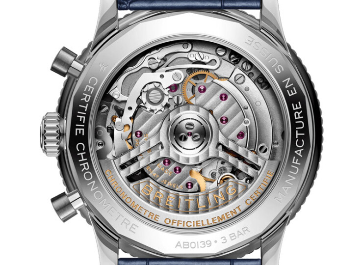 BREITLING ナビタイマー B01 クロノグラフ 41 ブルー文字盤 ステンレススティール(装飾付き) AB0139631C1P1