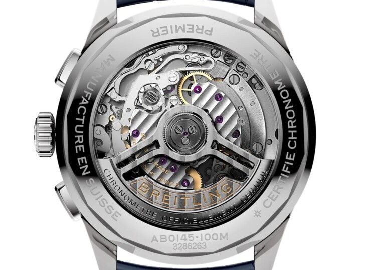 BREITLING プレミエ B01 クロノグラフ 42 ブルー文字盤 ステンレススティール AB0145171C1P2