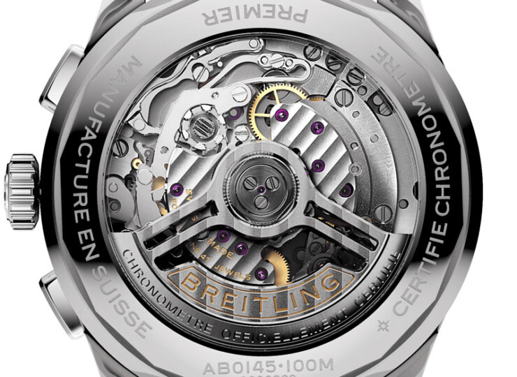 BREITLING プレミエ B01 クロノグラフ 42 ブラック文字盤 AB0145221B1P2