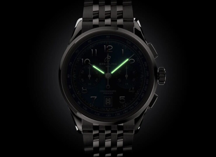 BREITLING プレミエ B01 クロノグラフ 42 グリーン文字盤 AB0145371L1A1