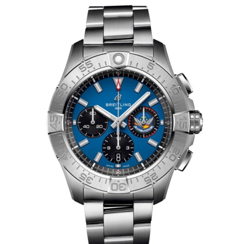 BREITLING アベンジャー B01 クロノグラフ 44 ブルー インパルス ブルー文字盤 AB01471A1C1A1