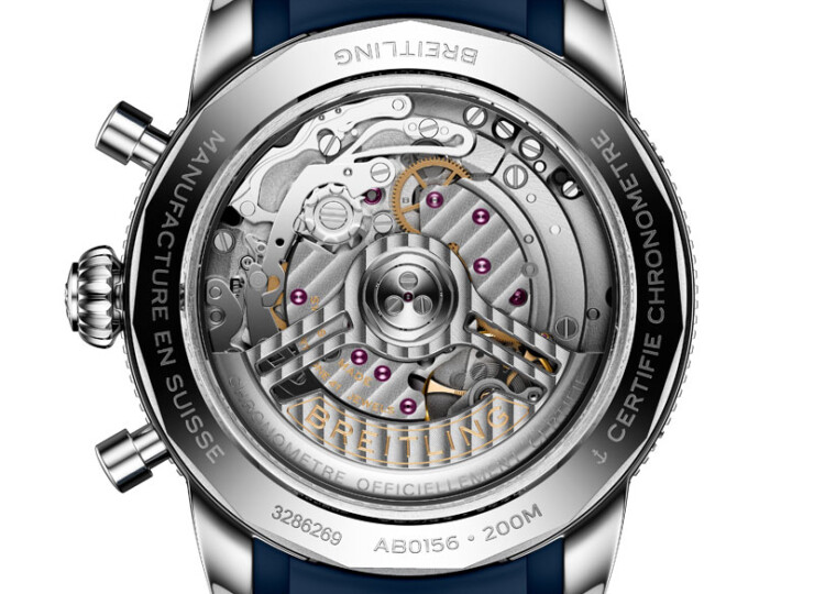BREITLING スーパーオーシャン ヘリテージ B01 クロノグラフ 42 ブルー文字盤 AB0156161C1S1