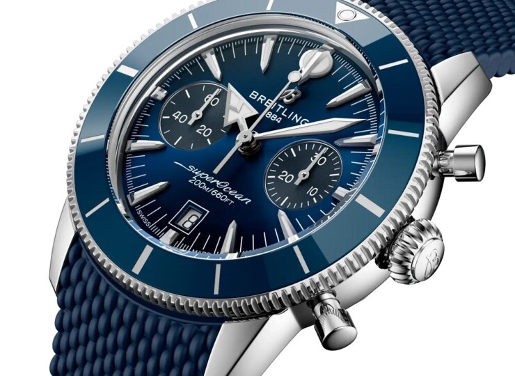 BREITLING スーパーオーシャン ヘリテージ B01 クロノグラフ 42 ブルー文字盤 AB0156161C1S1