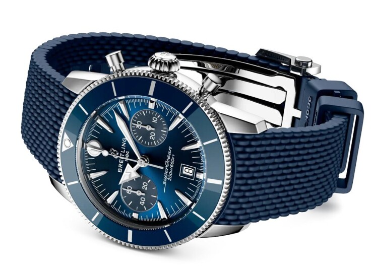 BREITLING スーパーオーシャン ヘリテージ B01 クロノグラフ 42 ブルー文字盤 AB0156161C1S1