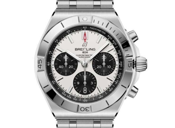 BREITLING クロノマット B01クロノグラフ42 ホワイト文字盤 AB0158101A1A1