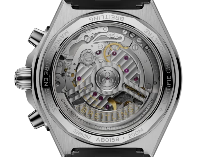 BREITLING クロノマット B01クロノグラフ42 ホワイト文字盤 ラバーストラップ AB0158101A1S1