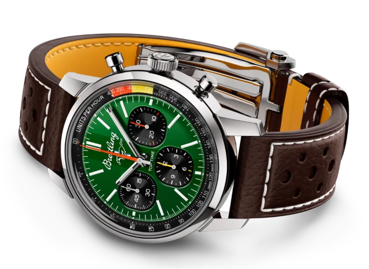 BREITLING トップタイム B01 フォード マスタング グリーン文字盤 AB01762A1L1X1