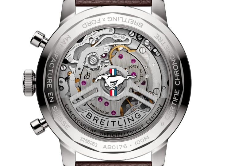 BREITLING トップタイム B01 フォード マスタング グリーン文字盤 AB01762A1L1X1
