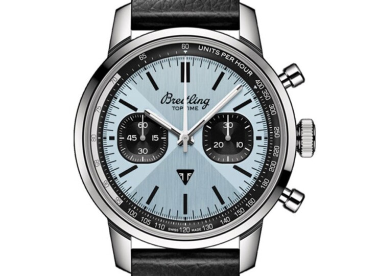 BREITLING トップタイム B01 トライアンフ アイスブルー文字盤 AB01764A1C1X1