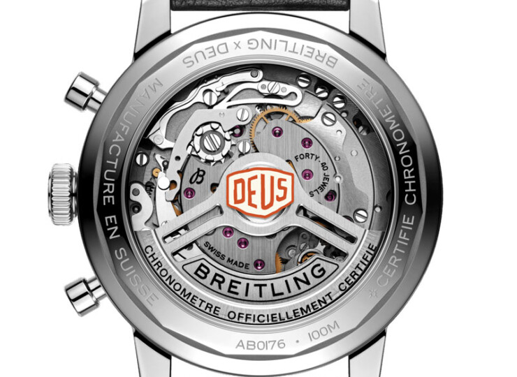 BREITLING トップタイム B01 デウス ブラック文字盤 AB01765A1B1X1