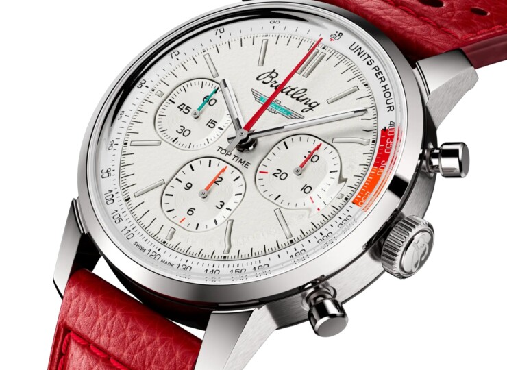 BREITLING トップタイム B01 フォード サンダーバード ホワイト文字盤 AB01766A1A1X1