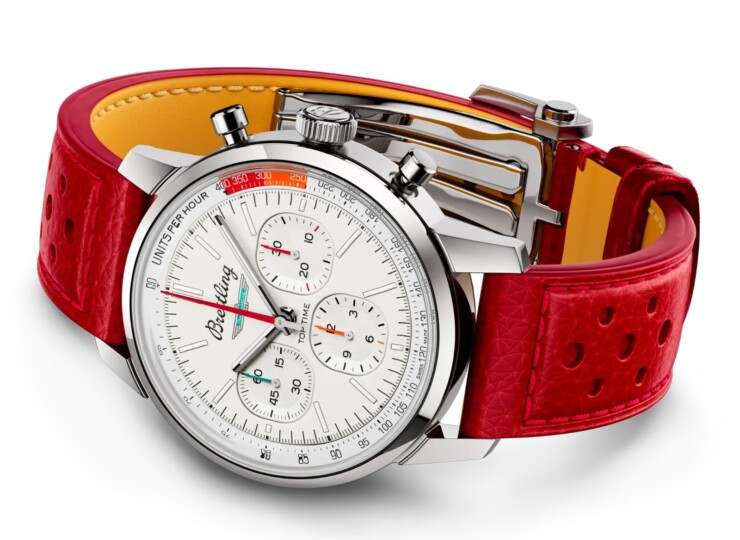 BREITLING トップタイム B01 フォード サンダーバード ホワイト文字盤 AB01766A1A1X1