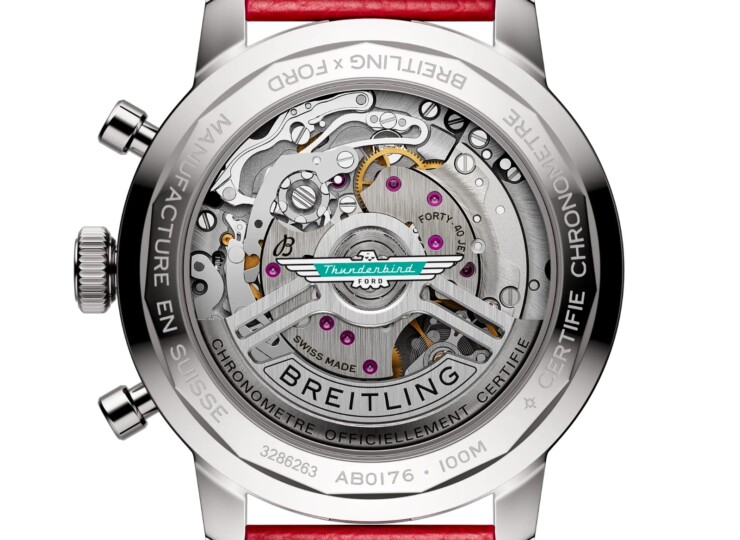 BREITLING トップタイム B01 フォード サンダーバード ホワイト文字盤 AB01766A1A1X1