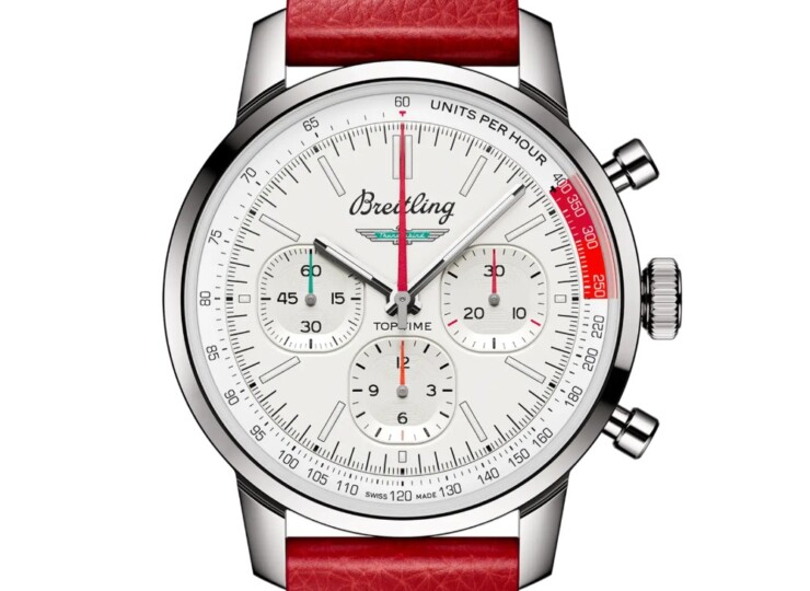BREITLING トップタイム B01 フォード サンダーバード ホワイト文字盤 AB01766A1A1X1