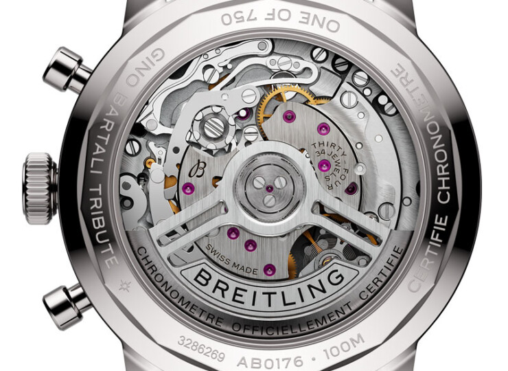 BREITLING トップタイム B01 ジーノ・バルタリ ブルー文字盤 AB01767A1C1X1