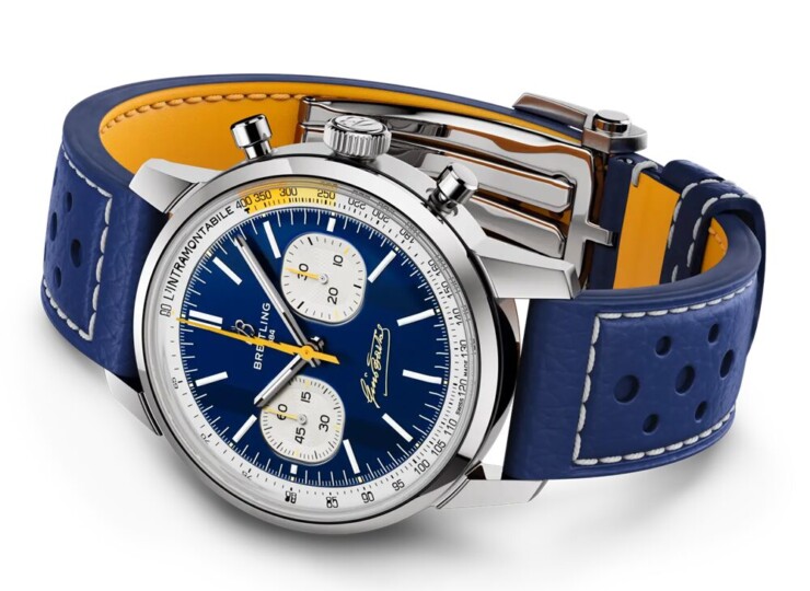 BREITLING トップタイム B01 ジーノ・バルタリ ブルー文字盤 AB01767A1C1X1