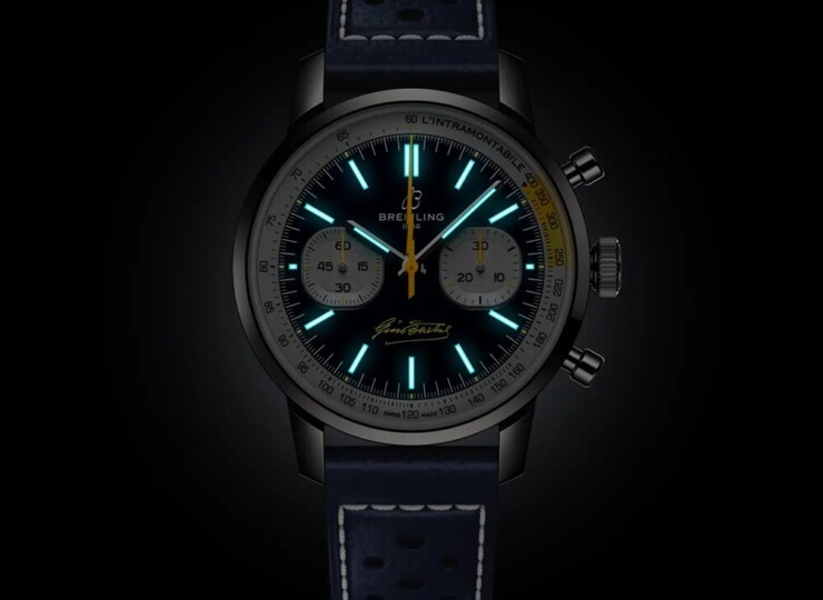 BREITLING トップタイム B01 ジーノ・バルタリ ブルー文字盤 AB01767A1C1X1