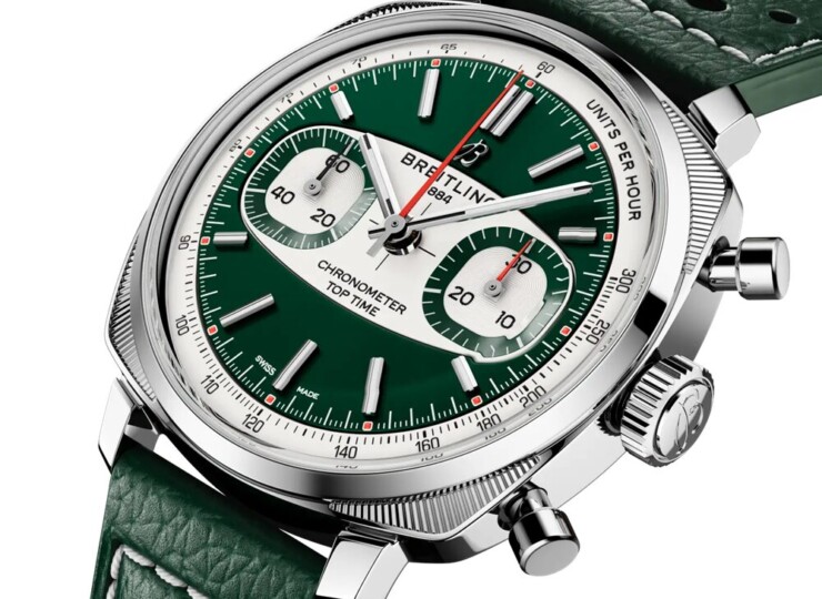 BREITLING トップタイム B01 レーシング グリーン文字盤 AB01771A1L1X1