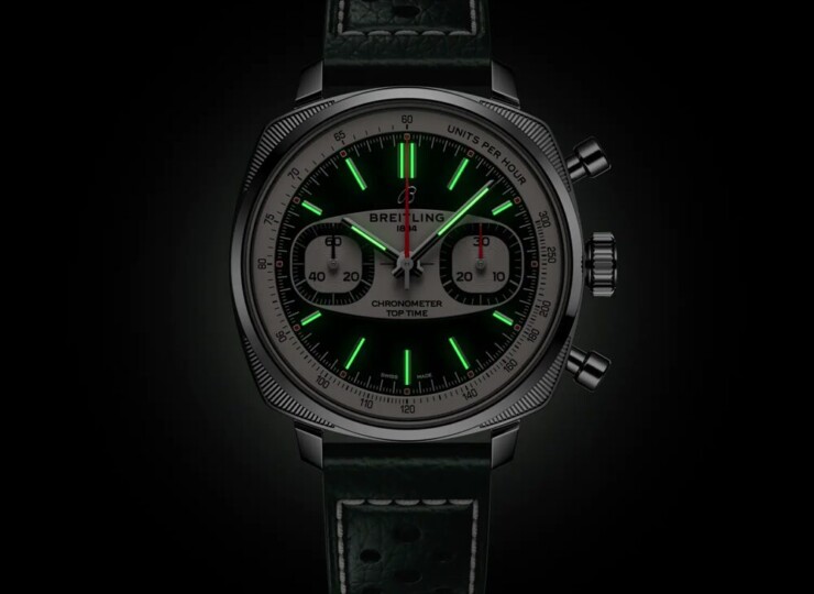 BREITLING トップタイム B01 レーシング グリーン文字盤 AB01771A1L1X1