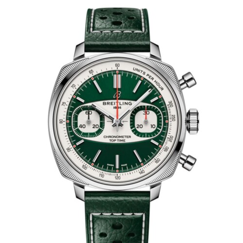 BREITLING トップタイム B01 レーシング グリーン文字盤 AB01771A1L1X1