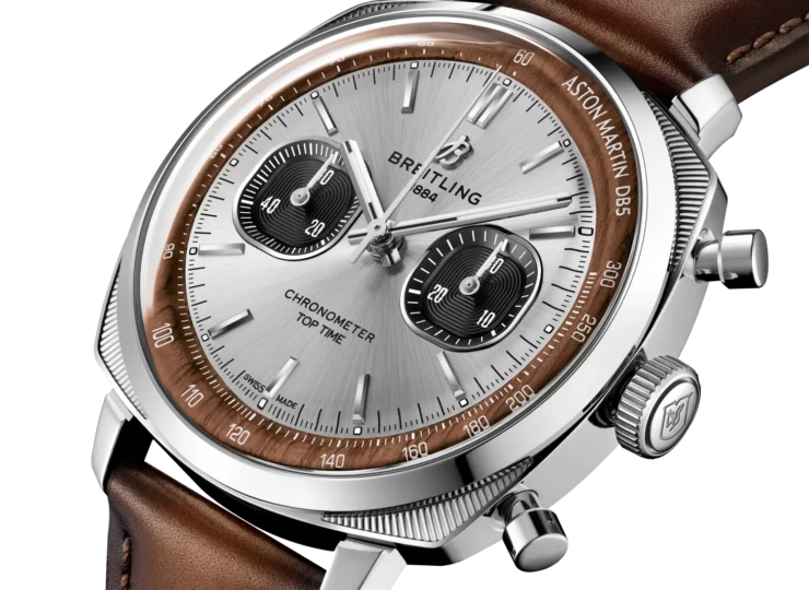 BREITLING トップタイム B01 41 トリビュート トゥ アストンマーティン DB5 シルバー文字盤 AB0178121G1X1