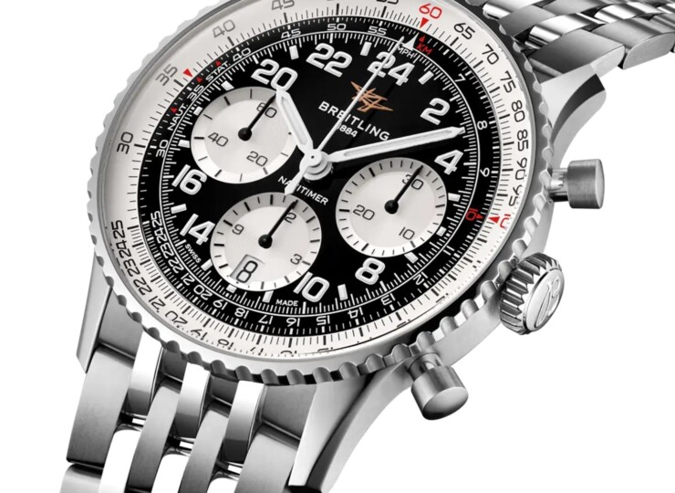 BREITLING ナビタイマー B02 クロノグラフ 41 コスモノート ブラック文字盤 ブレスレット AB0230211B1A1