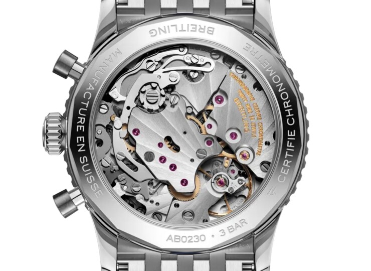 BREITLING ナビタイマー B02 クロノグラフ 41 コスモノート ブラック文字盤 ブレスレット AB0230211B1A1
