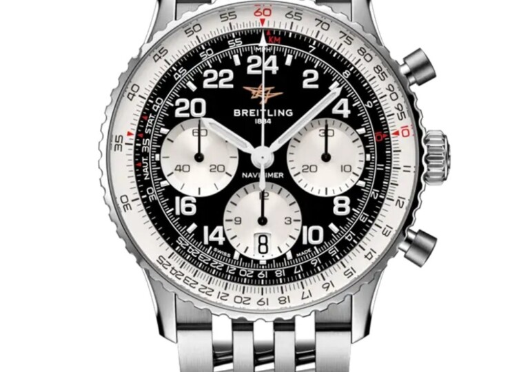 BREITLING ナビタイマー B02 クロノグラフ 41 コスモノート ブラック文字盤 ブレスレット AB0230211B1A1