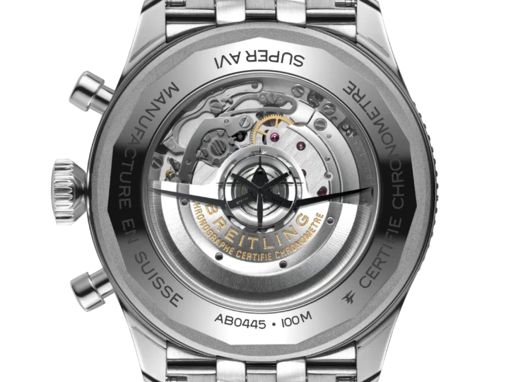 BREITLING スーパー アヴィ B04 クロノグラフ GMT 46 トリビュート トゥ ヴォート F4U コルセア ブルー文字盤 AB04451A1C1A1