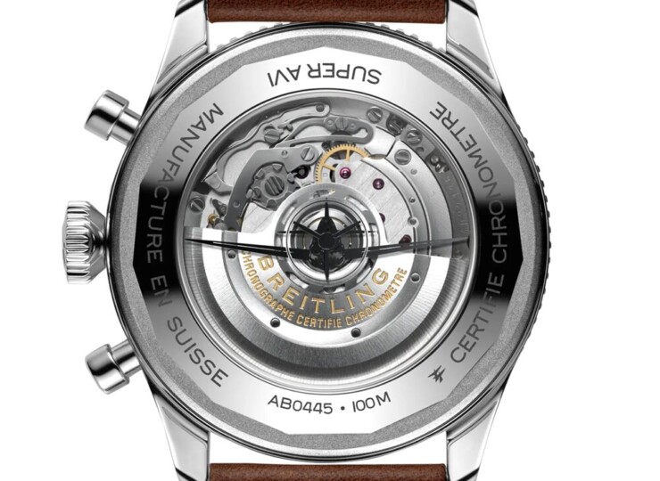 BREITLING スーパー アヴィ B04 クロノグラフ GMT 46 カーチス ウォーホーク グリーン文字盤 AB04452A1L1X1