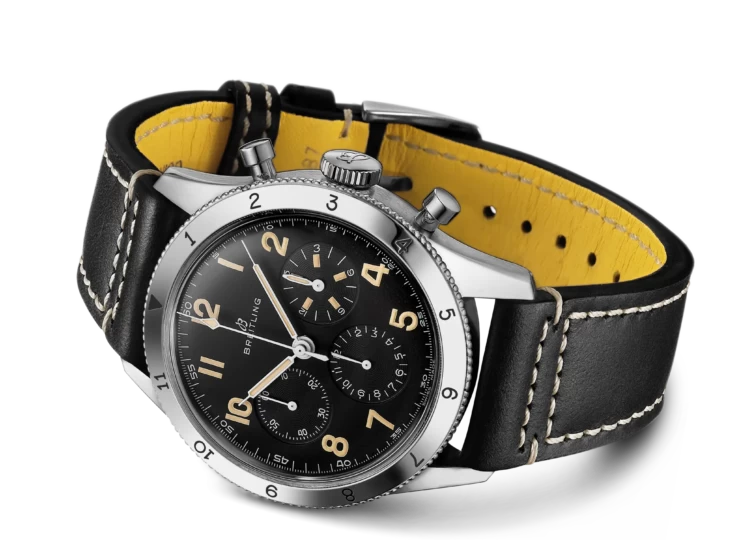 BREITLING AVI REF. 765 1953 リ・エディション ブラック文字盤 AB0920131B1X1